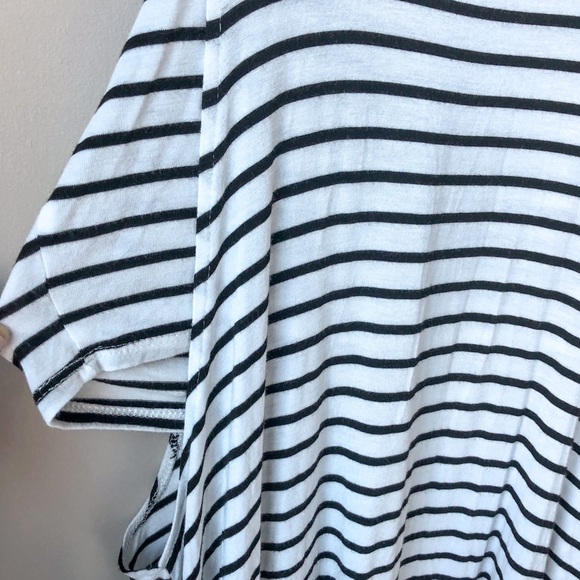 Nordstrom Socialite White Striped Swing Dress - Picture 6 of 6